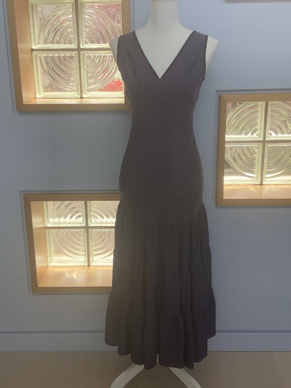 A Common Thread Purple Maxi Dress Size S